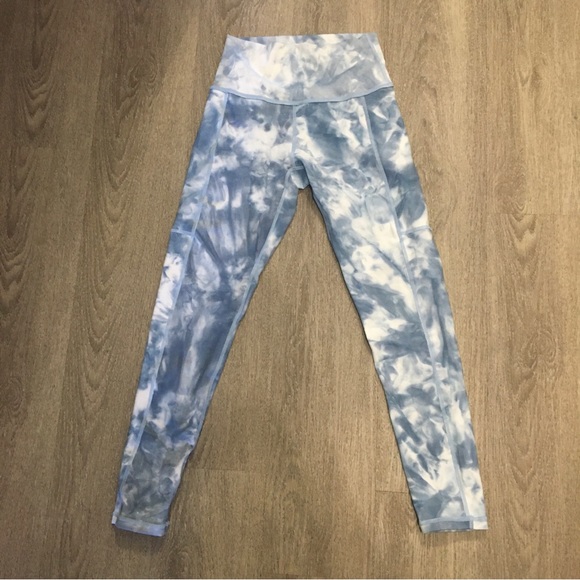 Light Blue Aerie Tidied Leggings - Picture 1 of 5